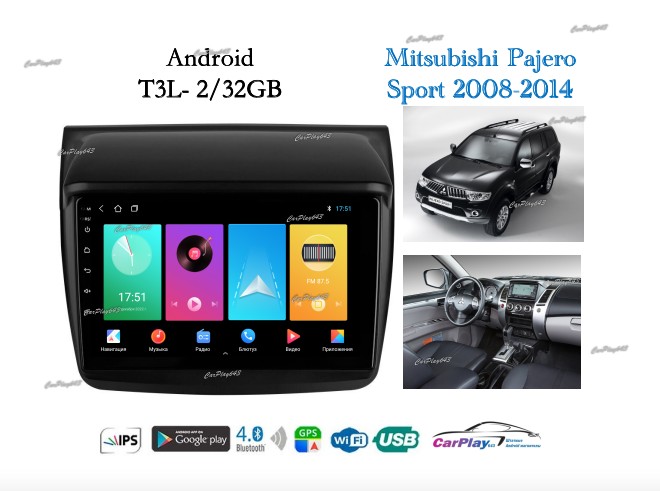 Магнитола штатная Mitsubishi Pajero Sport 2008