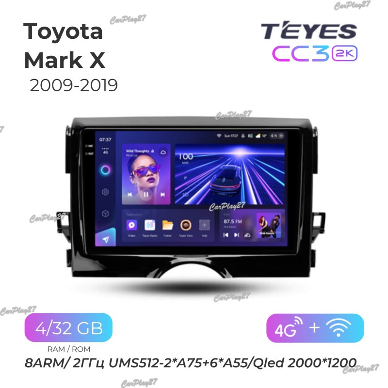 Магнитола штатная Toyota Mark X 2009