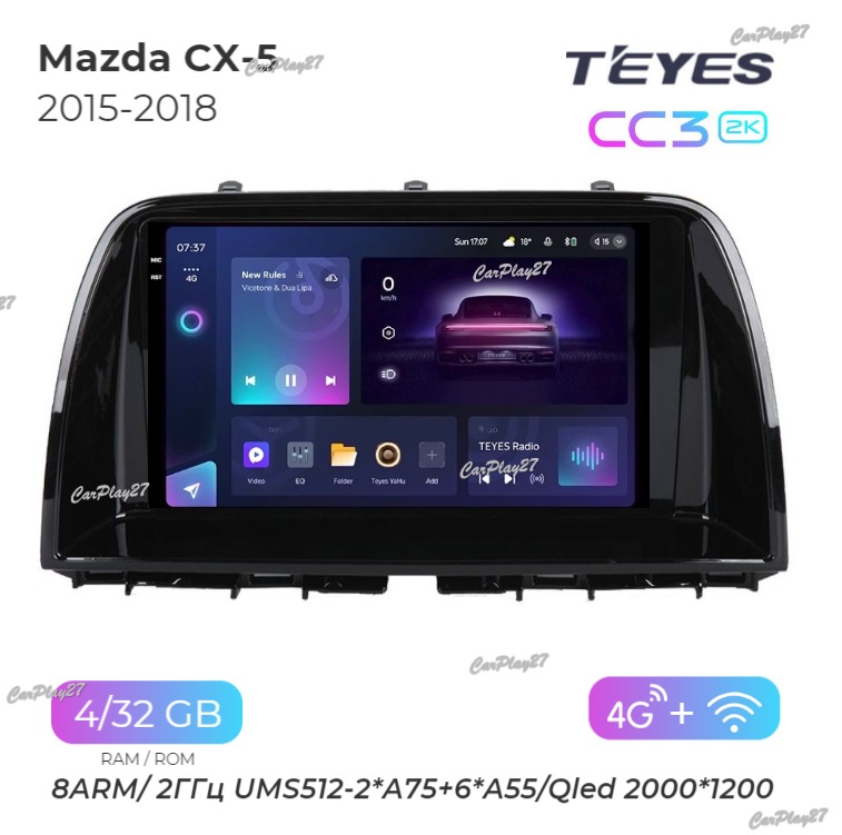 Магнитола штатная Mazda CX-5 2015