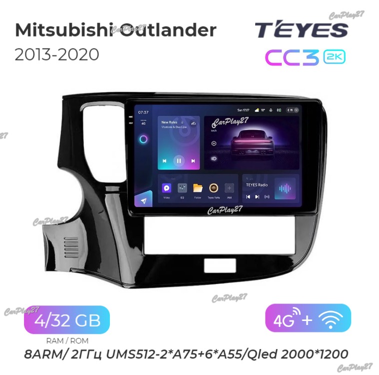 Магнитола штатная Mitsubishi Outlander 2013