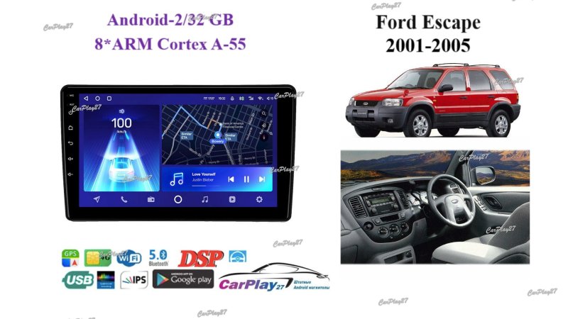 Магнитола штатная Ford Escape 2001