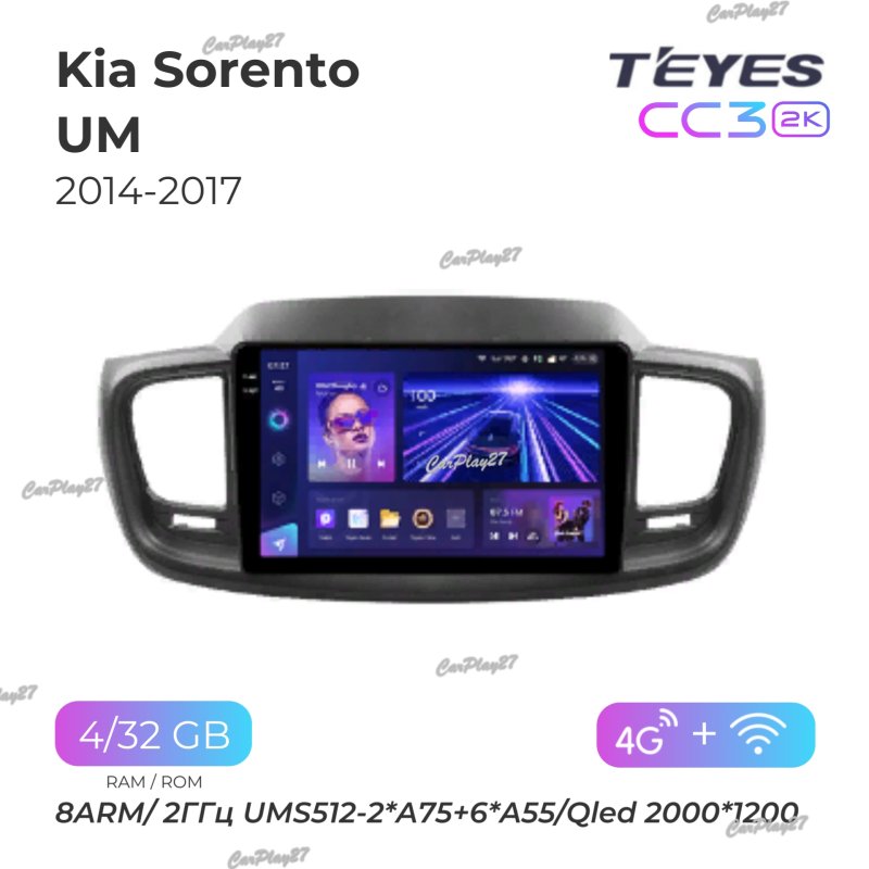 Магнитола штатная Kia Sorento 2014