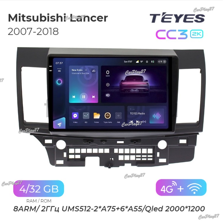 Магнитола штатная Mitsubishi Lancer 2007