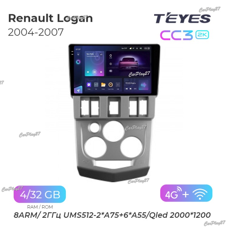 Магнитола штатная Renault Logan 2004