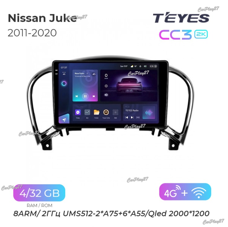 Магнитола штатная Nissan Juke 2011