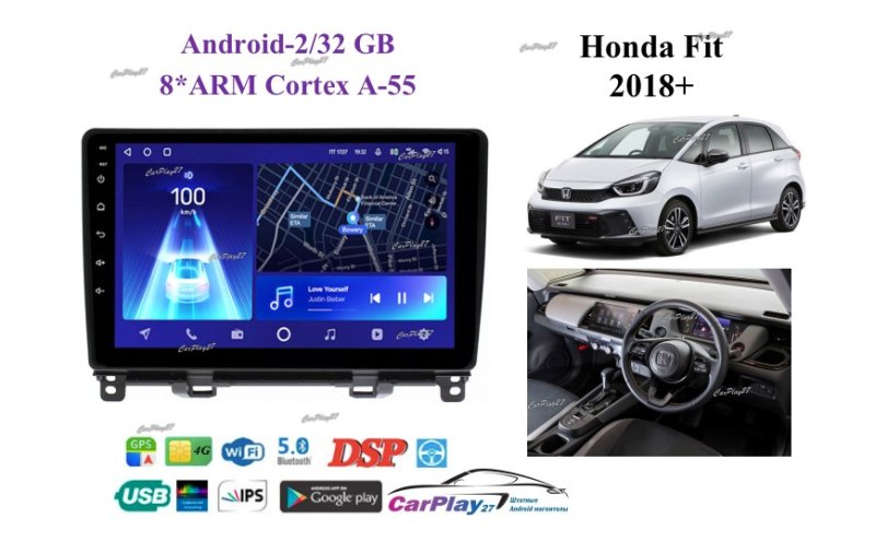 Магнитола штатная Honda Fit 2018+