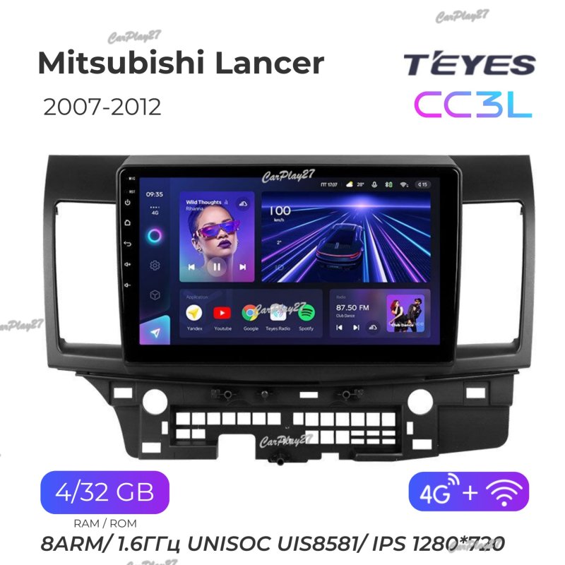 Магнитола штатная Mitsubishi Lancer 2007