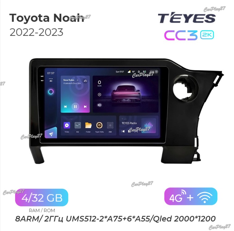 Магнитола штатная Toyota Noah 2022