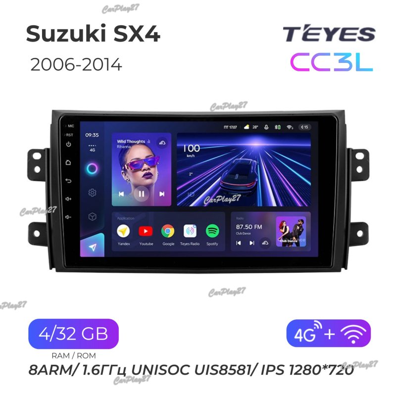 Магнитола штатная Suzuki SX4 2006