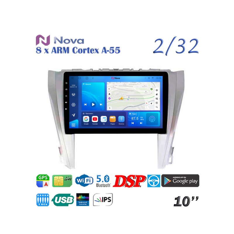 Магнитола штатная Toyota Camry 2011