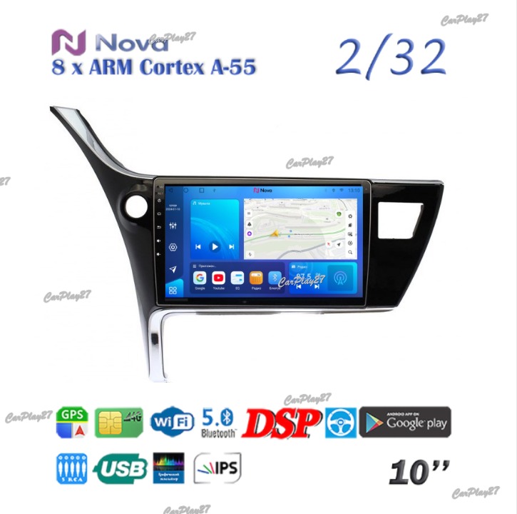 Магнитола штатная Toyota Corolla 2017