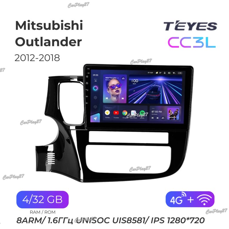 Магнитола штатная Mitsubishi Outlander 2012