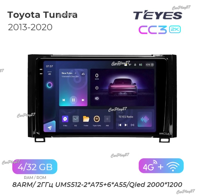 Магнитола штатная Toyota Tundra 2013