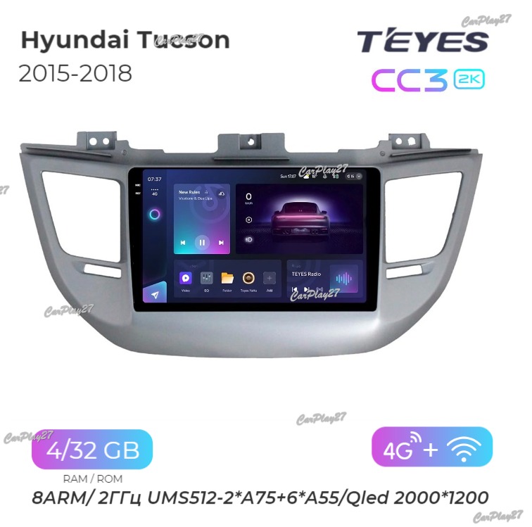 Магнитола штатная Hyundai Tucson 2015