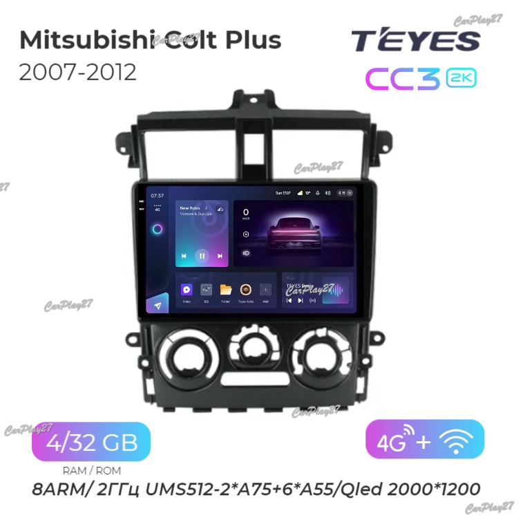 Магнитола штатная Mitsubishi Colt Plus 2007