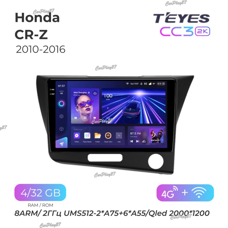 Магнитола штатная Honda CR-Z 2010