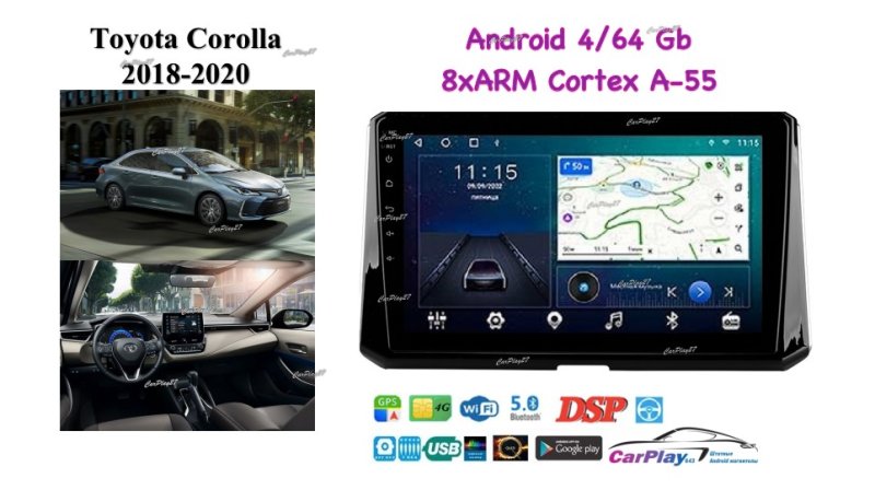 Магнитола штатная Toyota Camry 2018