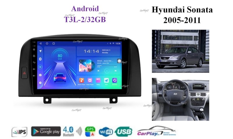 Магнитола штатная Hyundai Sonata 2005