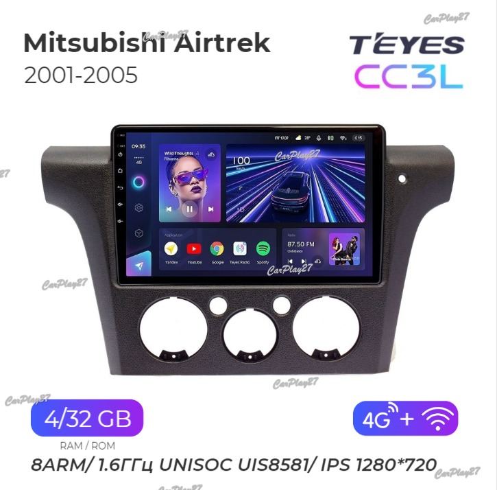 Магнитола штатная Mitsubishi Airtrek 2001