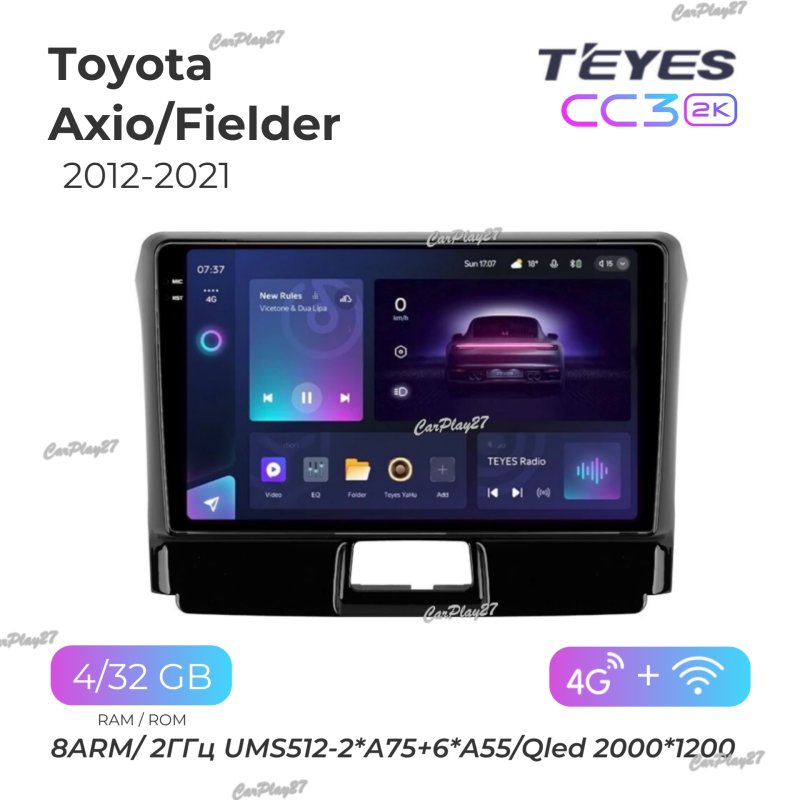 Магнитола штатная Toyota Corolla Axio 2012