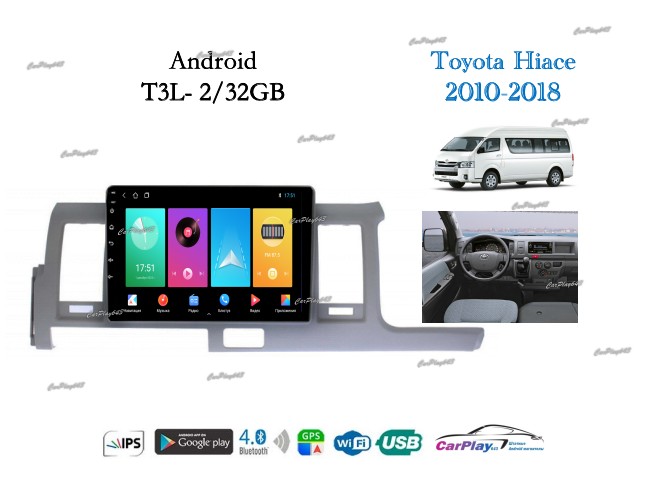 Магнитола штатная Toyota Hiace 2010