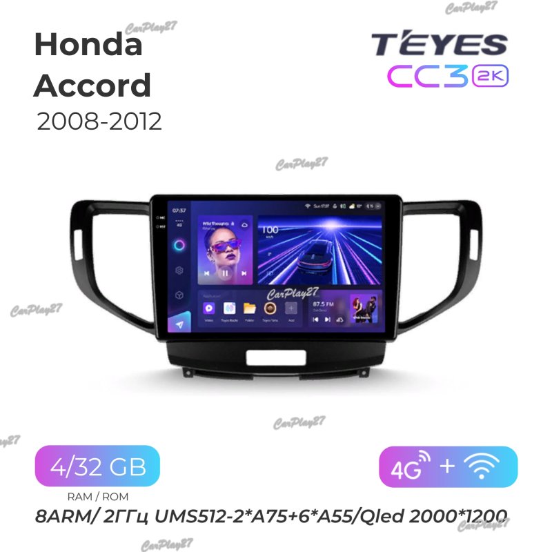 Магнитола штатная Honda Accord 2008