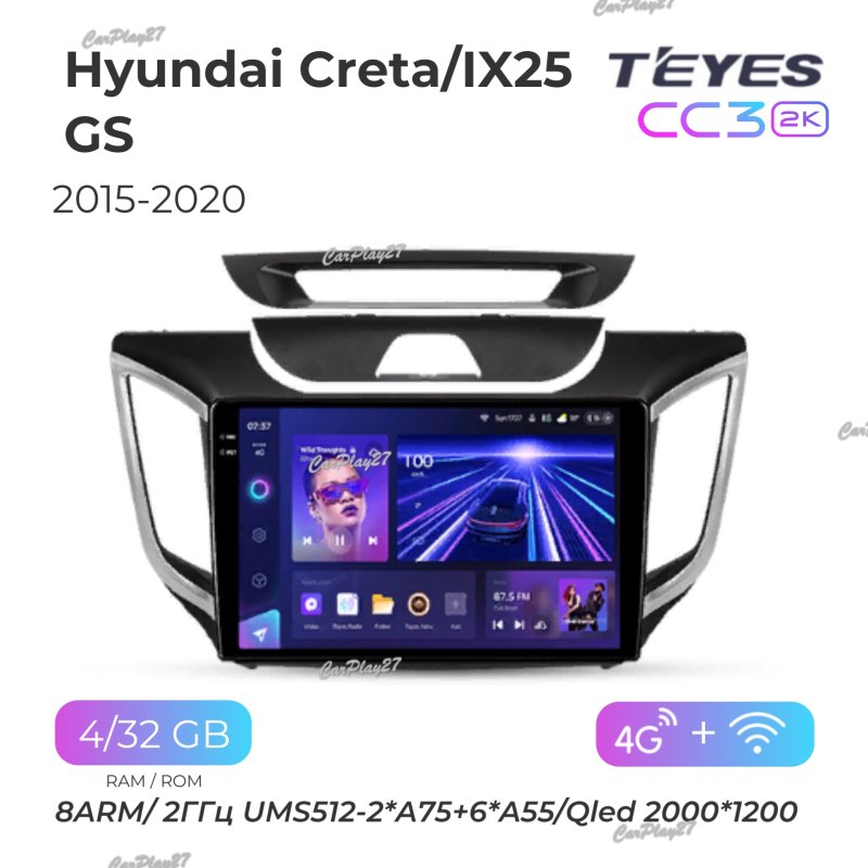 Магнитола штатная Hyundai Creta 2015