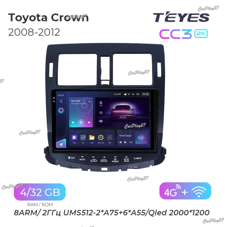 Магнитола штатная Toyota Crown 2008