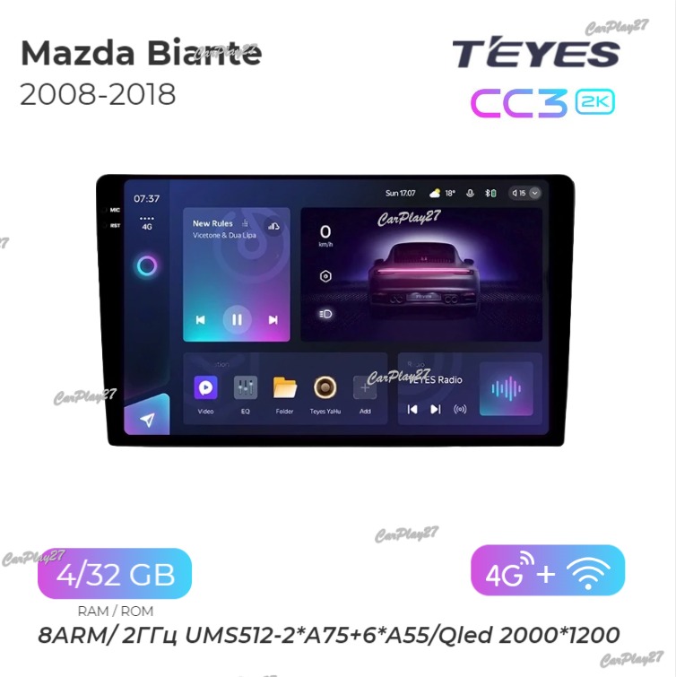 Магнитола штатная Mazda Biante 2008