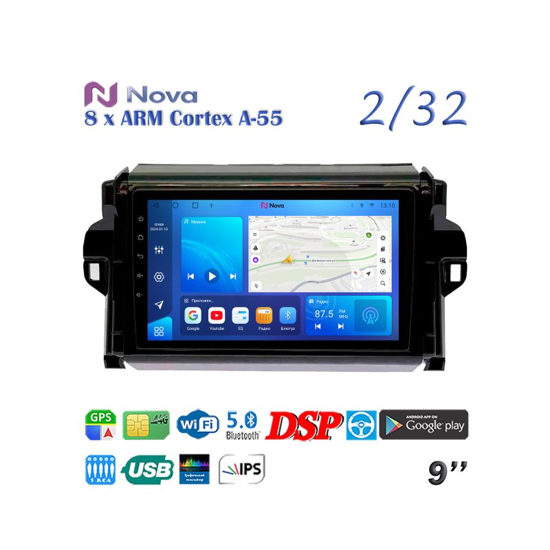 Магнитола штатная Toyota Fortuner 2015