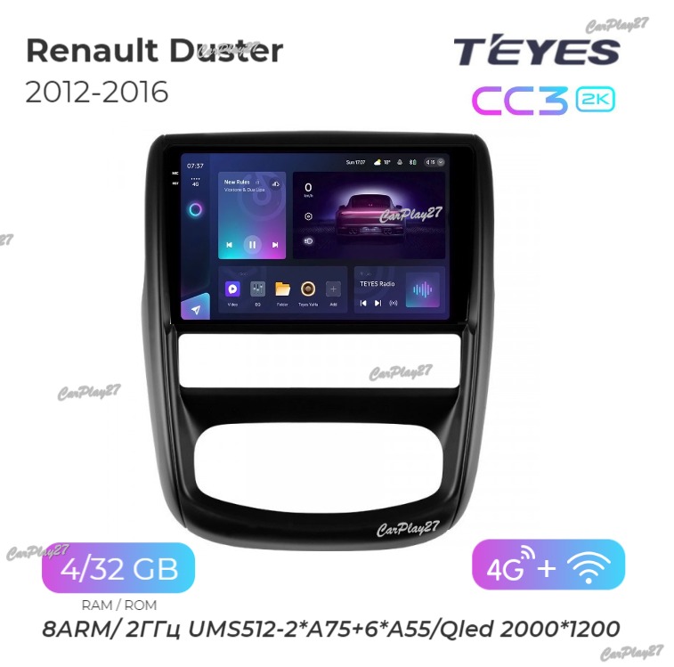 Магнитола штатная Renault Duster 2012