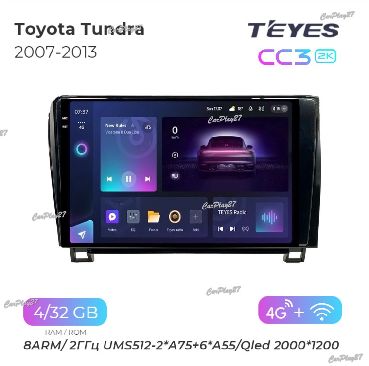 Магнитола штатная Toyota Tundra 2007