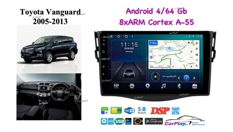 Магнитола штатная Toyota Rav4 2005