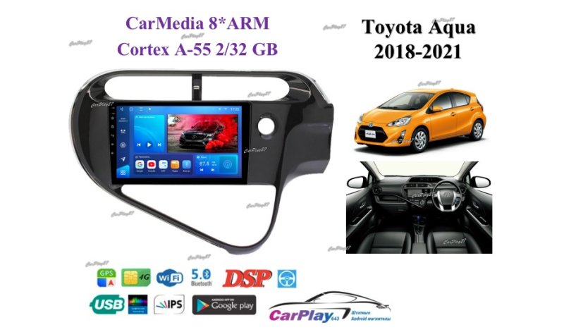 Магнитола штатная Toyota Aqua 2018