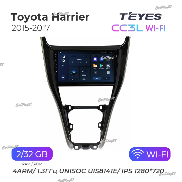 Магнитола штатная Toyota Harrier 2015