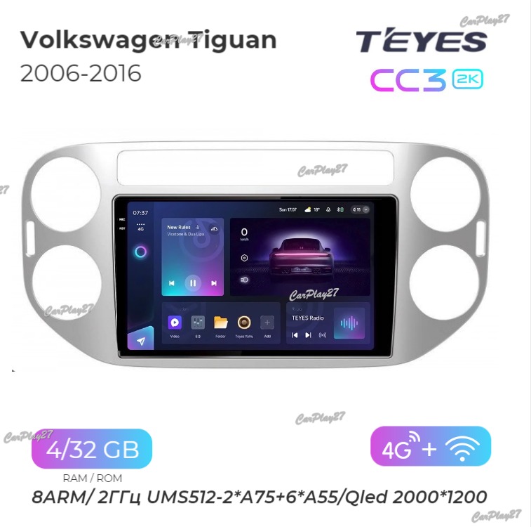 Магнитола штатная Volkswagen Tiguan 2006