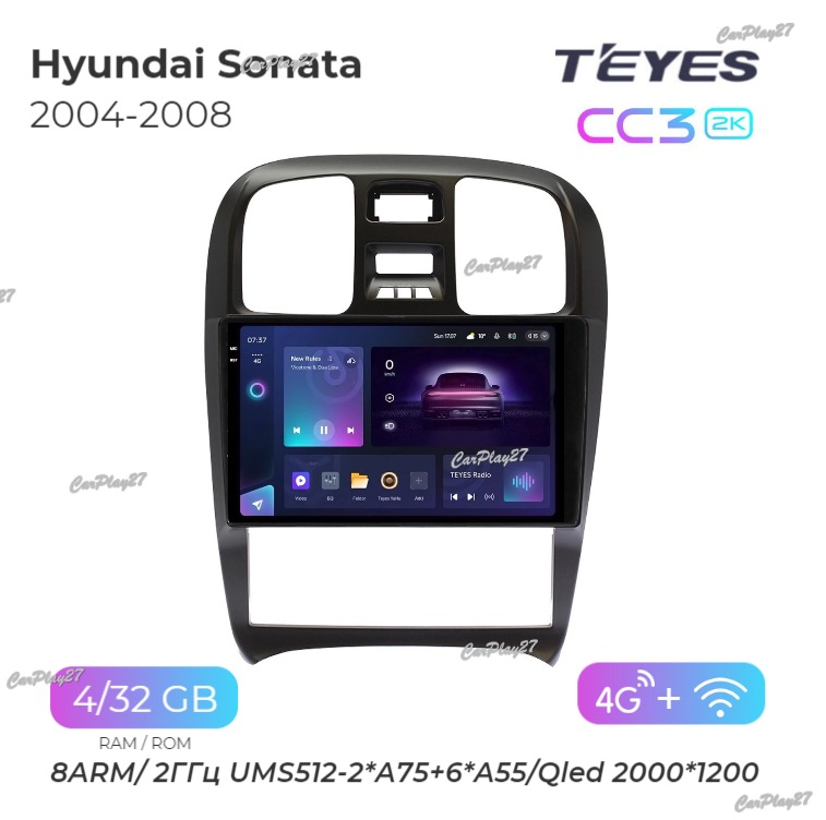 Магнитола штатная Hyundai Sonata 2004