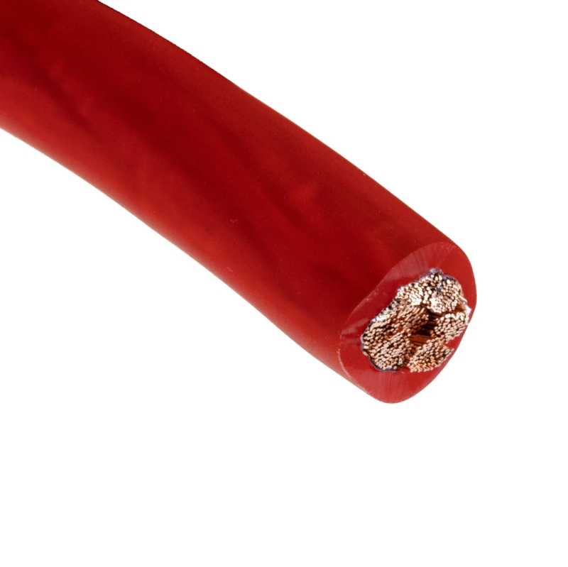 Кабель силовой AMP AMP PRO 4Ga OFC красный