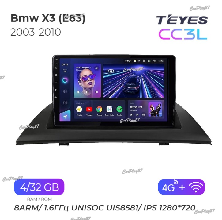 Магнитола штатная BMW X3 (E83) 2003