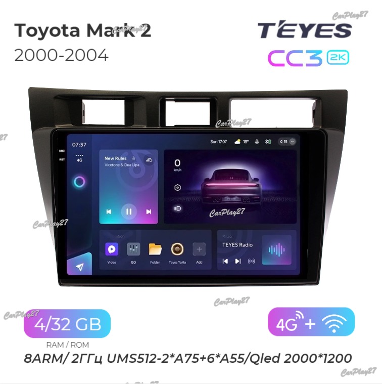 Магнитола штатная Toyota Mark 2 2000