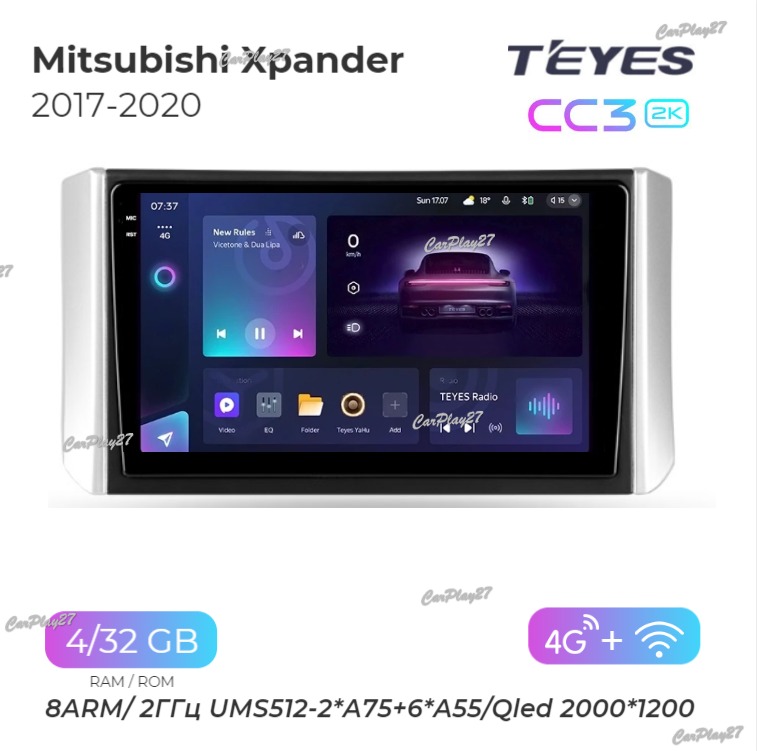 Магнитола штатная Mitsubishi Xpander 2017