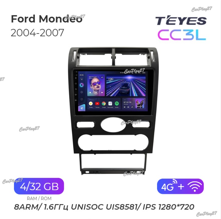 Магнитола штатная Ford Mondeo 2004