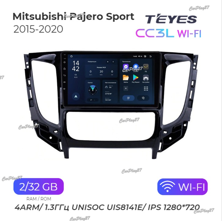 Магнитола штатная Mitsubishi Pajero Sport 2015