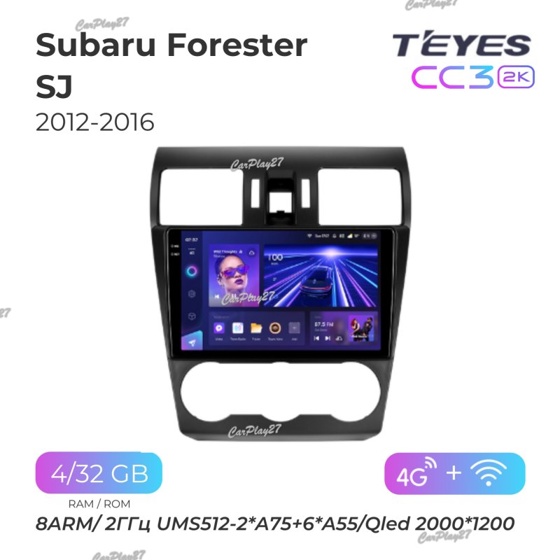 Магнитола штатная Subaru Forester 2012