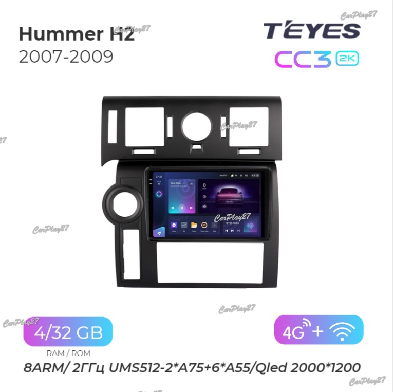 Магнитола штатная Hummer H2 2007