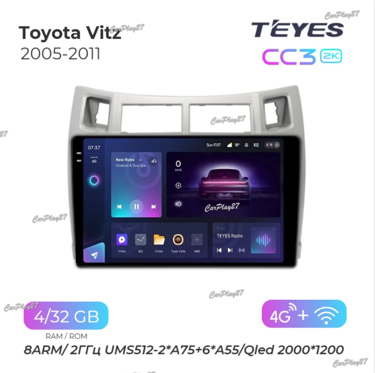 Магнитола штатная Toyota Vitz 2005
