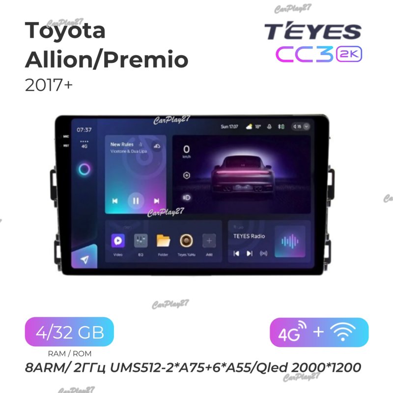 Магнитола штатная Toyota Allion/Premio 2017+
