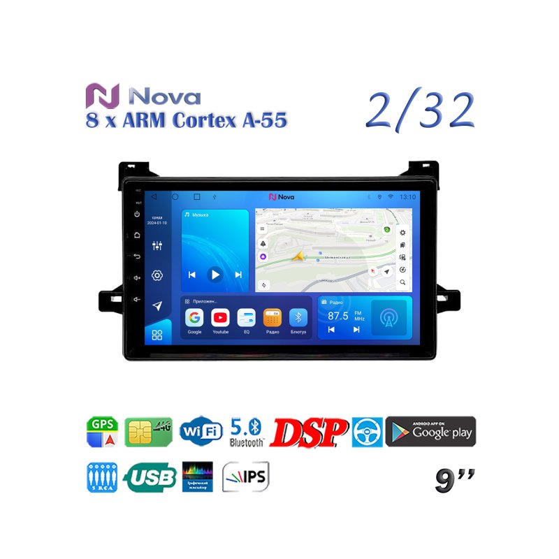 Магнитола штатная Toyota Prius 2015