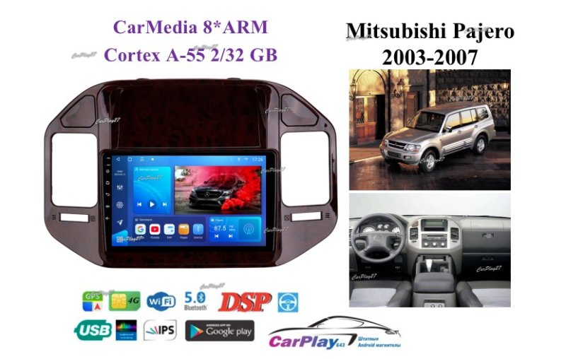 Магнитола штатная Mitsubishi Pajero 2003