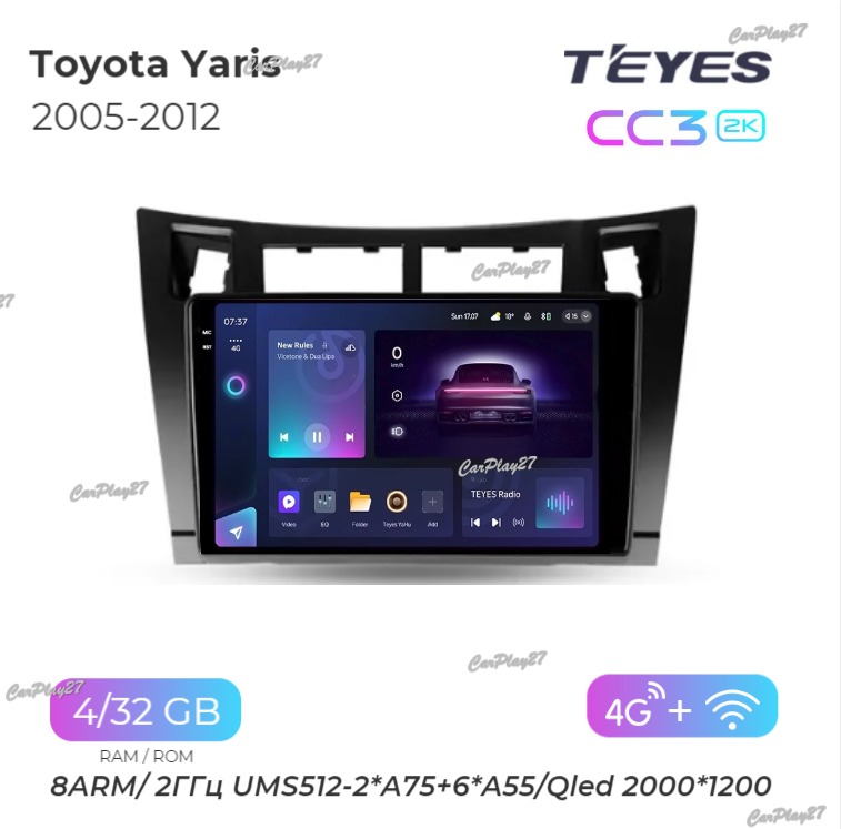 Магнитола штатная Toyota Yaris 2005